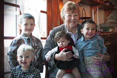 Glenda and the great grandkids